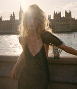 ALPHENA DRESS -- BLACK