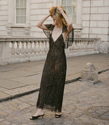 ALPHENA DRESS -- BLACK