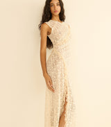 ANABELIA DRESS -- SOFT CAMELLIA