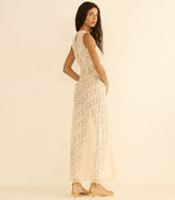 ANABELIA DRESS -- SOFT CAMELLIA