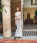 EVANGELINE DRESS -- PEARL