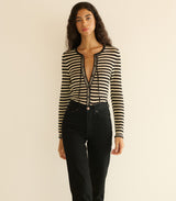 EVERLYN CARDIGAN -- SIDONIE STRIPE