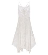 HANDKERCHIEF ANNIVERSARY DRESS -- SALT