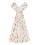 ILLIANA DRESS -- BLANC PRAIRIE ROSE