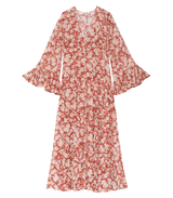 IMELDA DRESS -- ROUGE AMBRIDGE ROSE