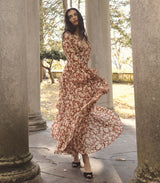 IMELDA DRESS -- ROUGE AMBRIDGE ROSE