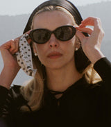 DÔEN BY GARRETT LEIGHT INGÉNUE SUNGLASSES -- BLACK