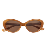 DÔEN BY GARRETT LEIGHT INGÉNUE SUNGLASSES -- EMBER TORTOISE
