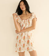 JULIA DRESS -- ROSE PETIT BOUQUET DE CHAMONIX
