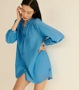 JULIET TUNIC DRESS -- SANTORINI BLUE