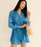 JULIET TUNIC DRESS -- SANTORINI BLUE