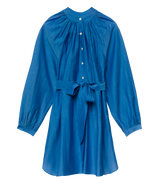 JULIET TUNIC DRESS -- SANTORINI BLUE