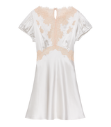 JUNIA DRESS -- SALT AND PEACH LACE