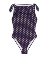 MALTA MAILLOT -- NAVY CADIZ FOULARD