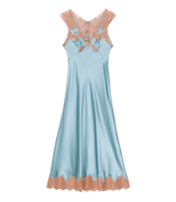 MARCELLE DRESS -- DEEP AQUAMARINE