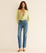 PETRA CARDIGAN -- FERNWOOD GREEN