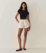 VIVI TEE -- BLACK QUELLE JOLIE POINTELLE