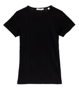 VIVI TEE -- BLACK QUELLE JOLIE POINTELLE