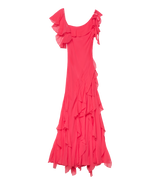 ZELIA DRESS -- BOUGAINVILLEA